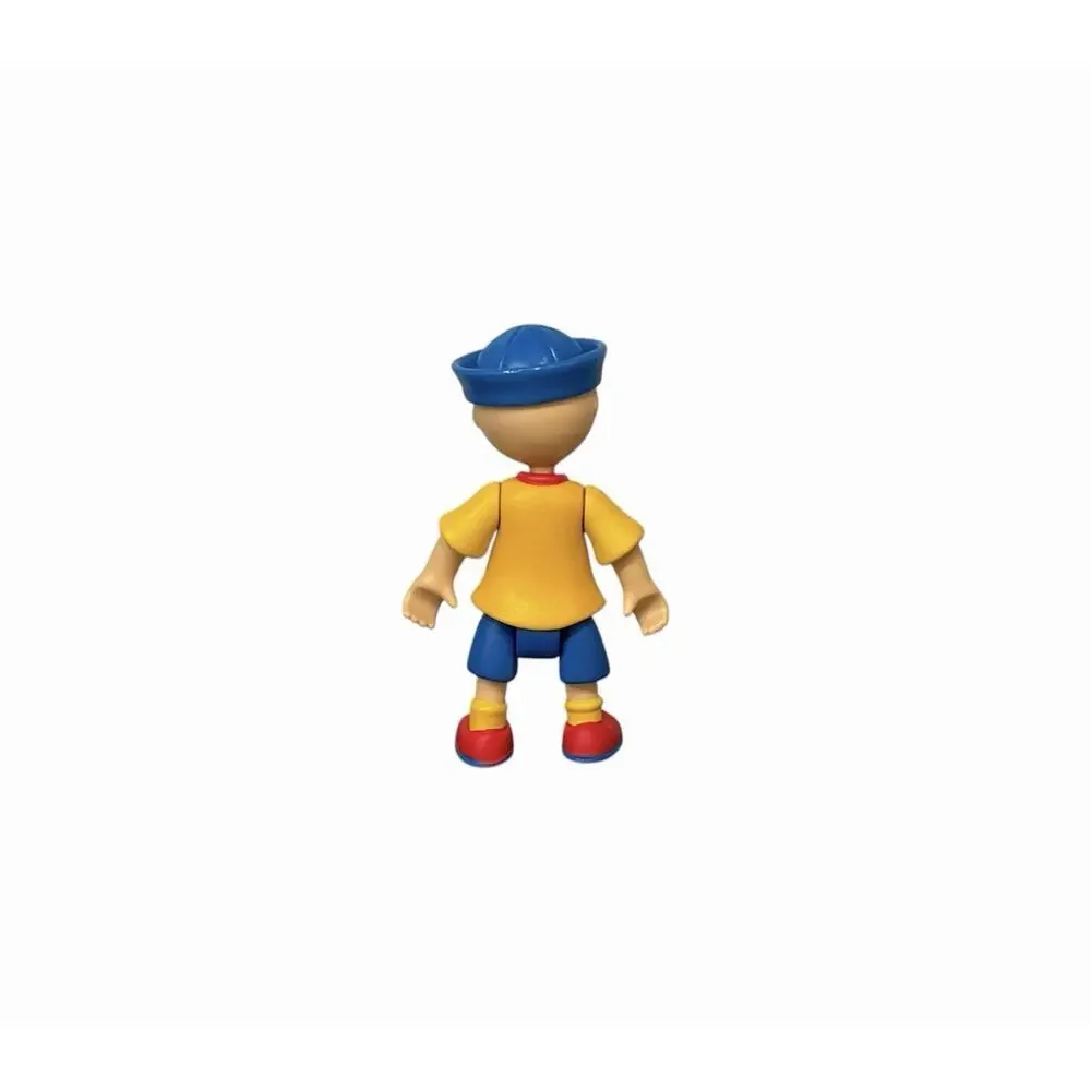 Caullou PBS Kids 3.25” Posable Action Figure Cinar And Irwin 2002